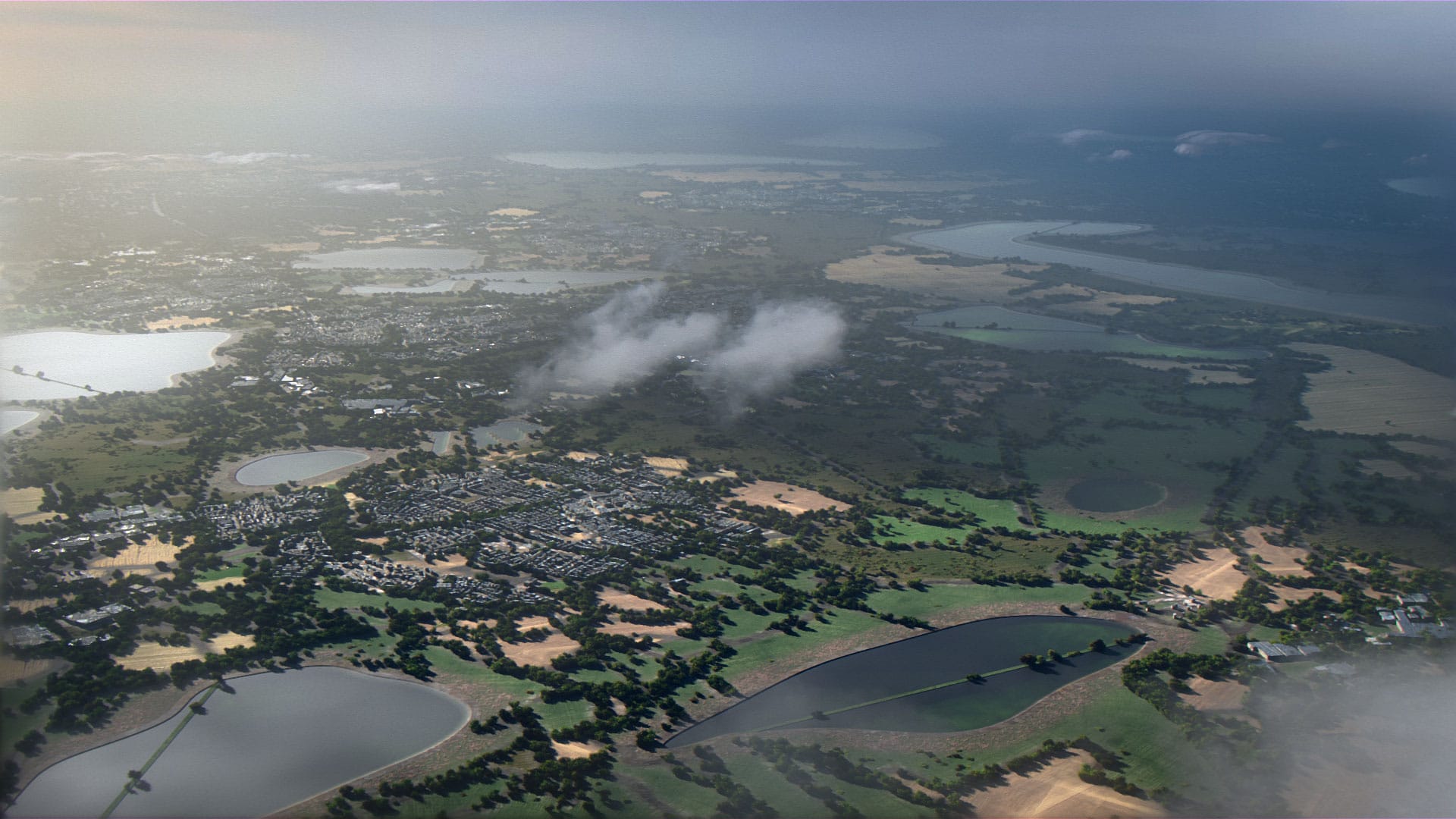 Creating a Large-Scale Aerial Shot