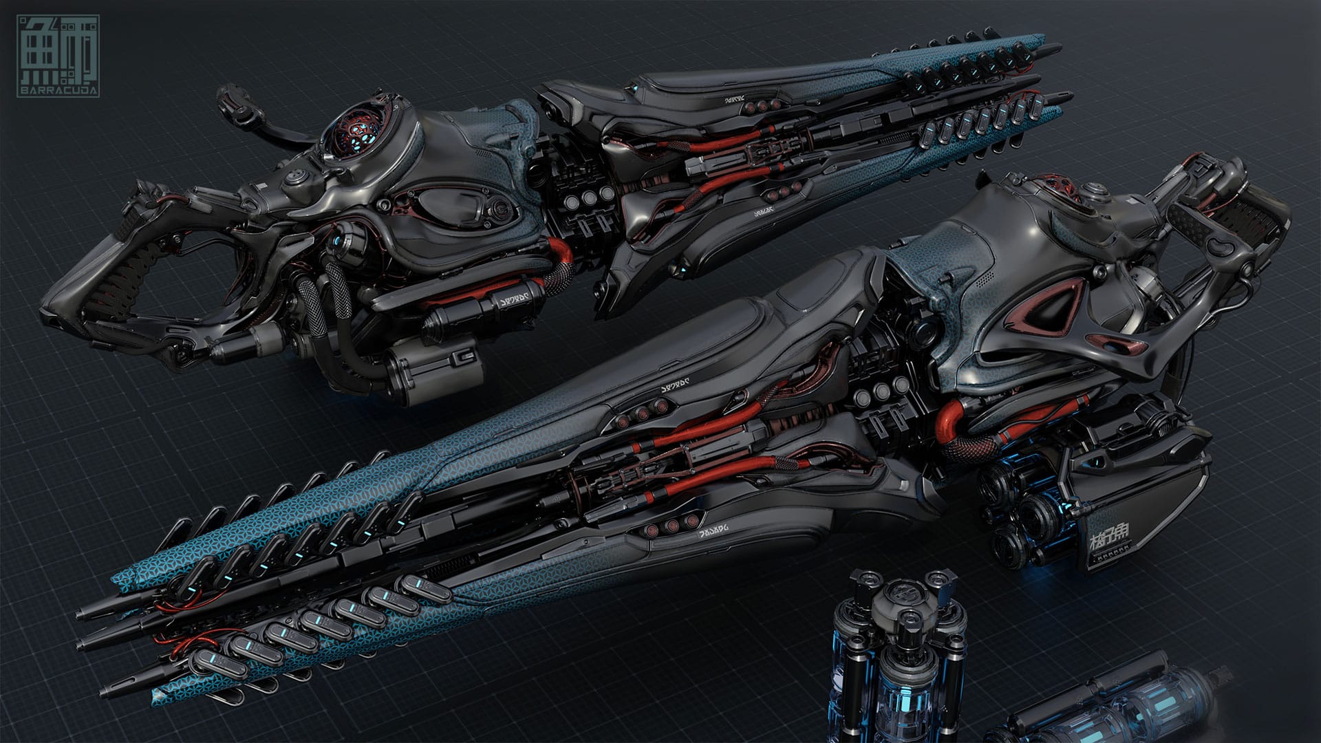 3D Weapon Design VR Workflow